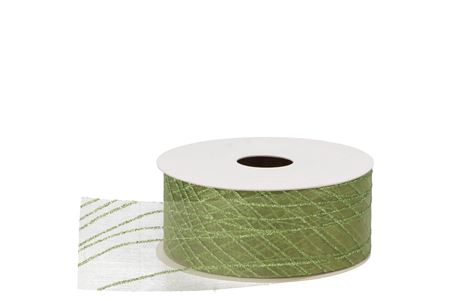 <h4>Lint Flow Ribbon 65 Groen 25mx40mm</h4>