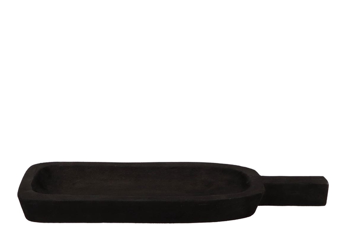 <h4>Wood black tray stem 46x17x4cm</h4>