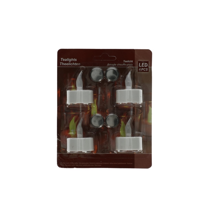 <h4>Decoration LED tea light x4 batterie incl.</h4>