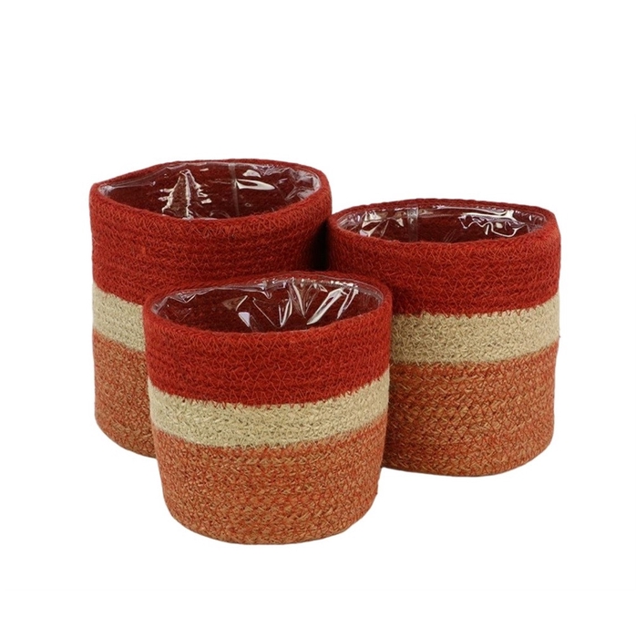 <h4>Manden Jute Dhaka S/3 d16*16cm</h4>