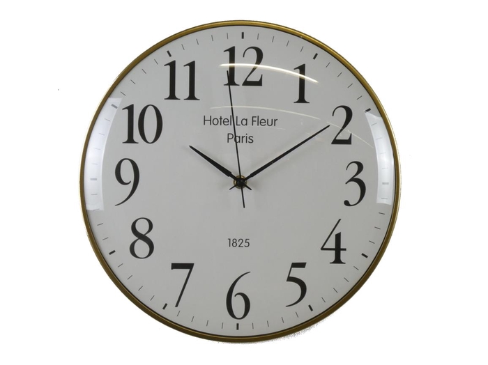 <h4>Clock Alum. Ø33cm Copper 90763</h4>