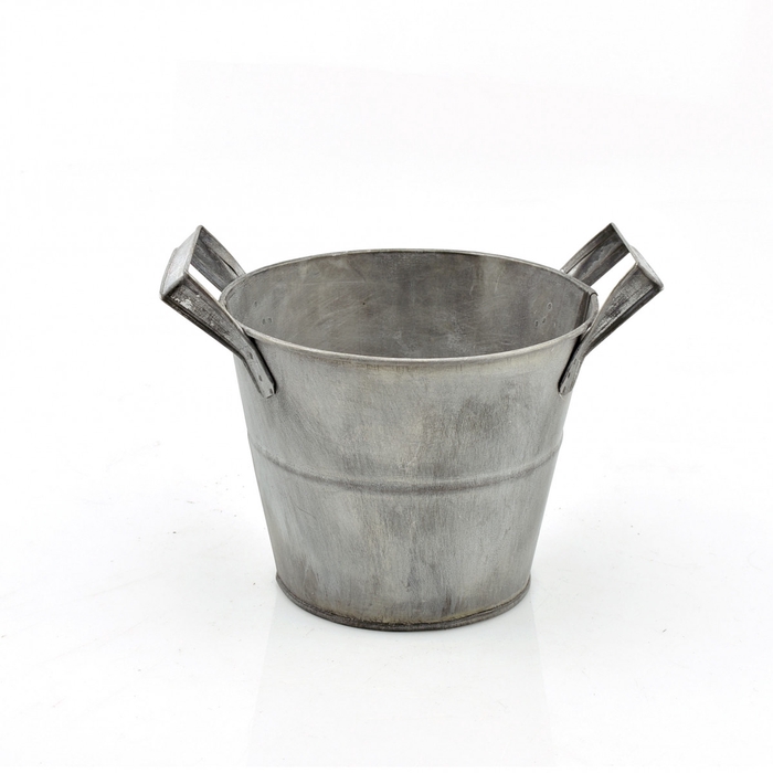 <h4>Zinc Jelte pot+handle d15*12cm</h4>