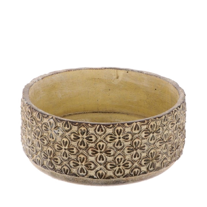 <h4>Keramiek Letino Schaal D18.5*9cm</h4>