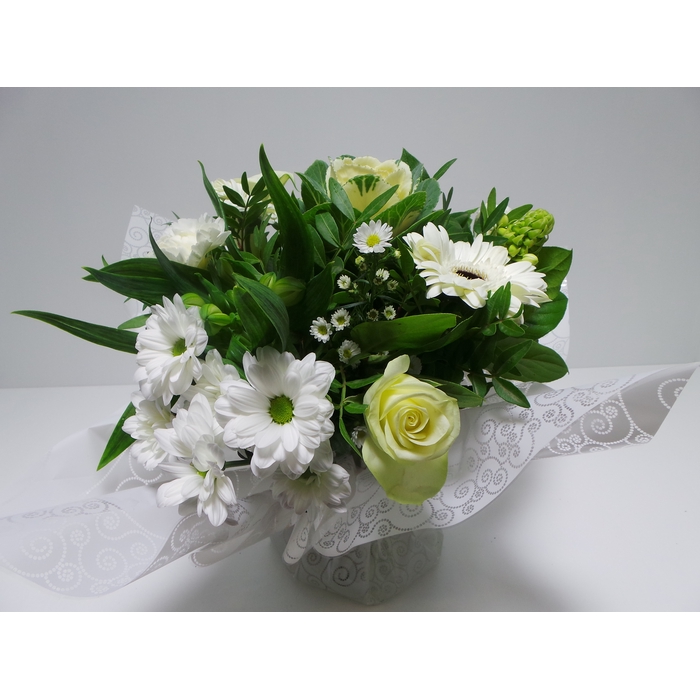 <h4>Bouquet Aqua Large White</h4>
