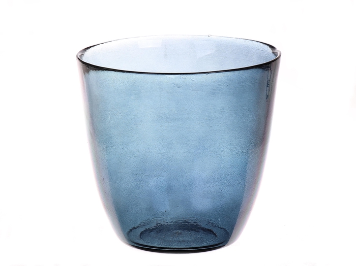 <h4>DF885074200 - Vase Kayana d18.5xh17.5 blue</h4>