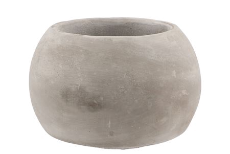 <h4>Concrete Pot Sphere 18x14cm</h4>