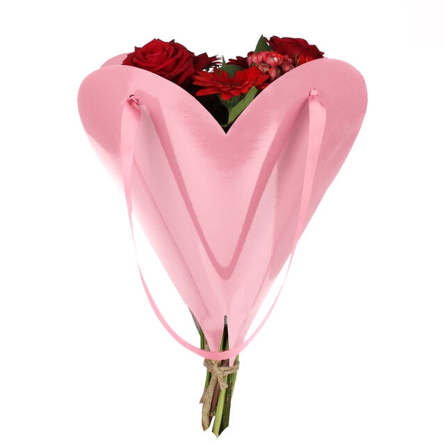 <h4>Bag Loving Heart carton 33xH35cmm pink FSC</h4>