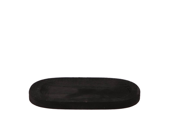 <h4>Wood tray black 24x14x2cm</h4>