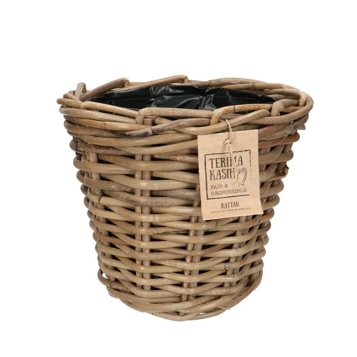 <h4>Baskets Eco Rattan pot d25*22cm</h4>