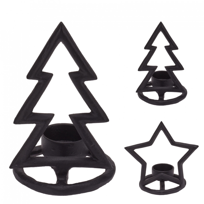 <h4>Opruiming Kerst Keramiek theelichthouder 15cm</h4>