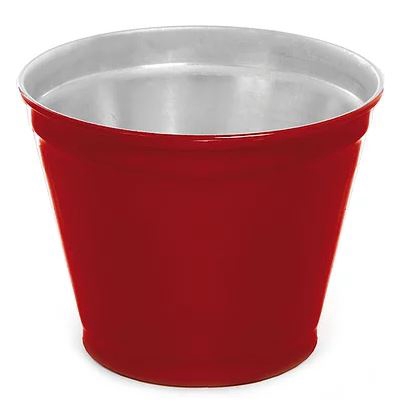 <h4>CACHEPOT DE ALUMINIO P06 VERMELHO</h4>