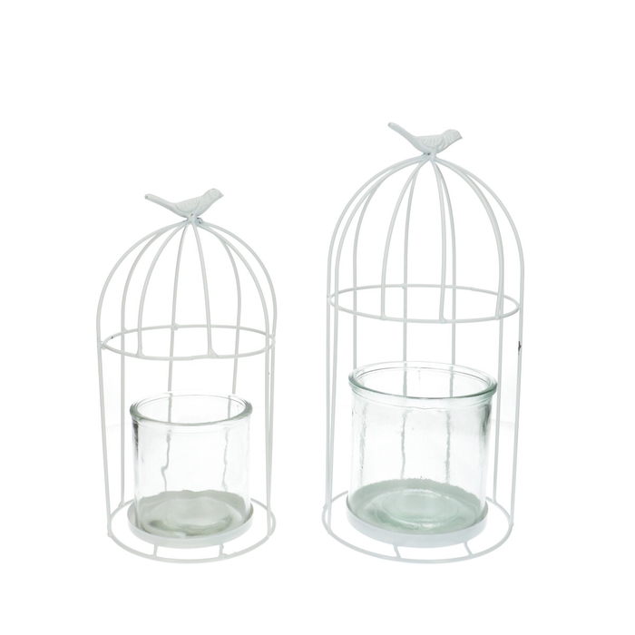 <h4>Homedeco Vogelkooi S/2 d16*32cm</h4>