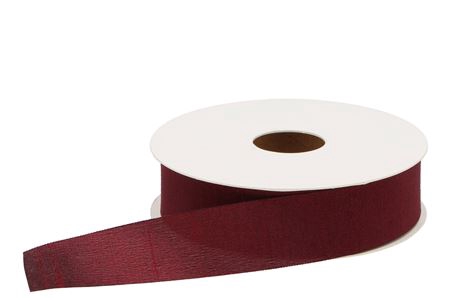 <h4>Lint Dupioni Ribbon Bordeaux 25mx25mm P/1</h4>