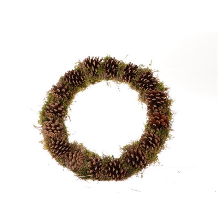 <h4>Wreath d40cm Pine Sporemoss</h4>