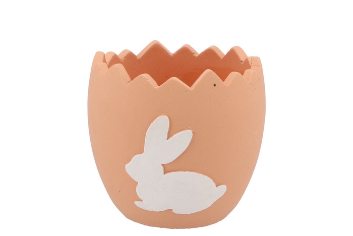 <h4>Easter Rabbit Pot Orange 13x13x12cm</h4>