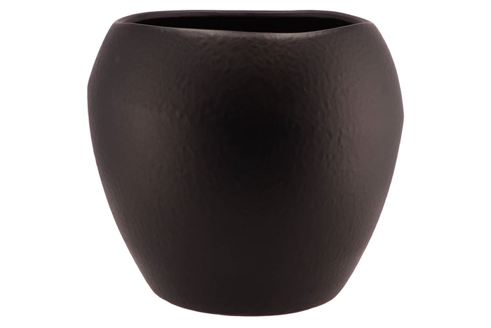 <h4>Amarah Black Pot Boule 32x28cm</h4>