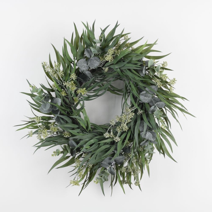 <h4>Af Wreath Euca Mix D53cm Green</h4>