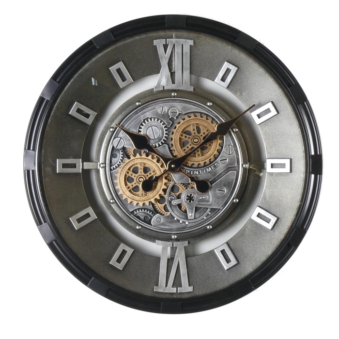 <h4>Clock Gear Ø60cm Black 99506</h4>