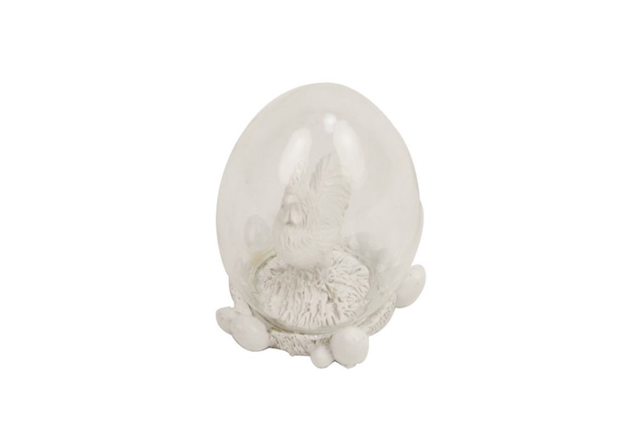 <h4>Deco Glassbell Egg Rooster D7 H9</h4>