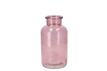 <h4>Dry Glass Blush Pink Milk Bottle 10x20cm</h4>
