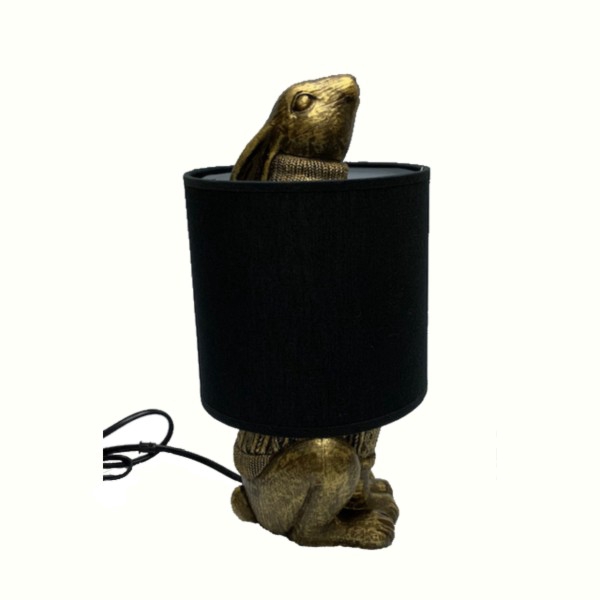 <h4>Lamp Rabbit 33cm A.gold 93405</h4>