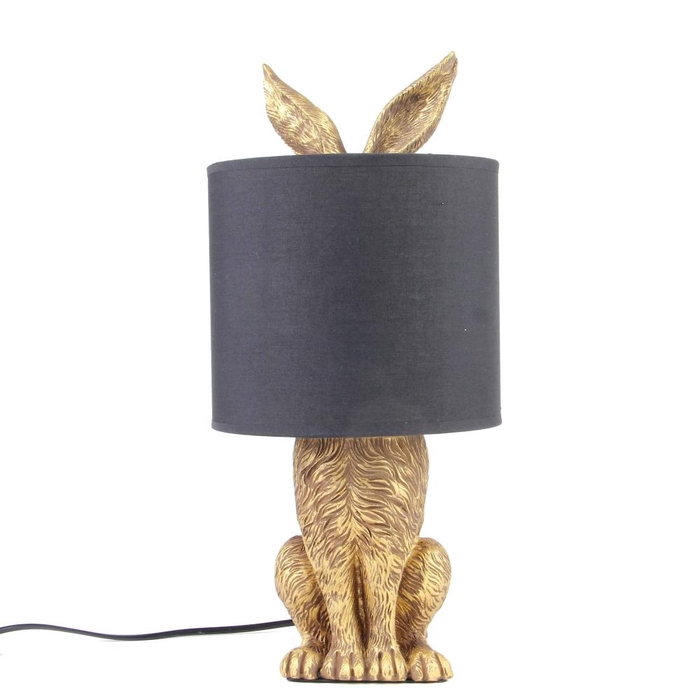 <h4>Lamp Rabbit 43,5cm Ant. Gold 9</h4>