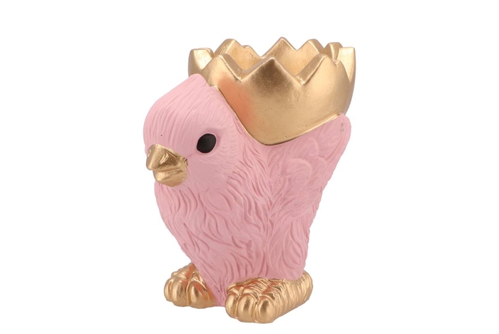 <h4>Easter Chicken-bowl Pink 19x12x19cm</h4>