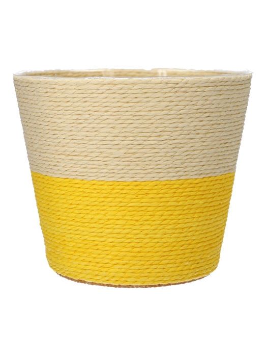 <h4>DF06-590523847 - Basket Riley Duo d14xh11 beige/yellow</h4>