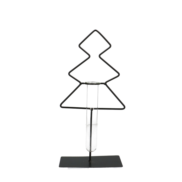<h4>Christmas Glass frame tree+tube d3.5*15cm</h4>