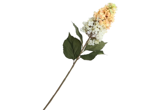 <h4>Silk Hortensia Plume Peach 99cm</h4>