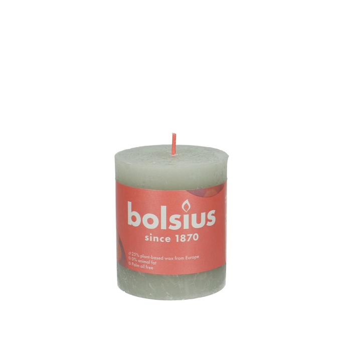 <h4>Kaars Stomp D07*08cm Rustiek</h4>