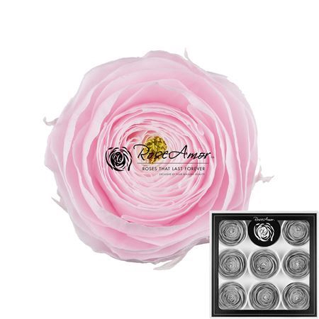 J&S Imports Organza Rose Flower Picks with Pearls (144 Flowers) (Pink)