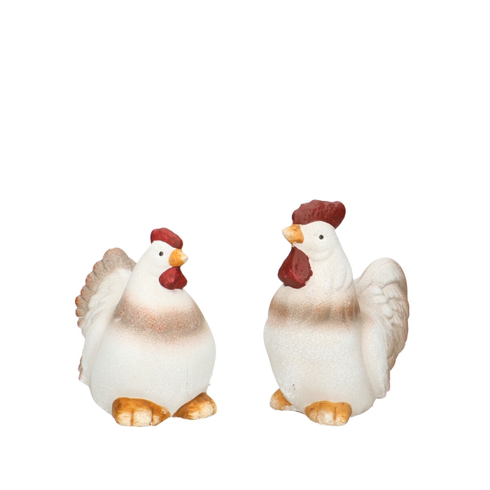 <h4>Easter Chicken & rooster 11*8*11cm ass</h4>