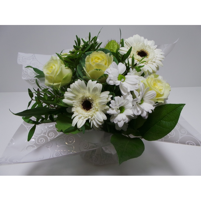 <h4>Bouquet Aqua Medium White</h4>