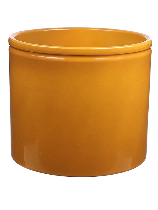 <h4>DF883676300 - Pot Lucca1 d27.8xh25.7 curry glazed</h4>