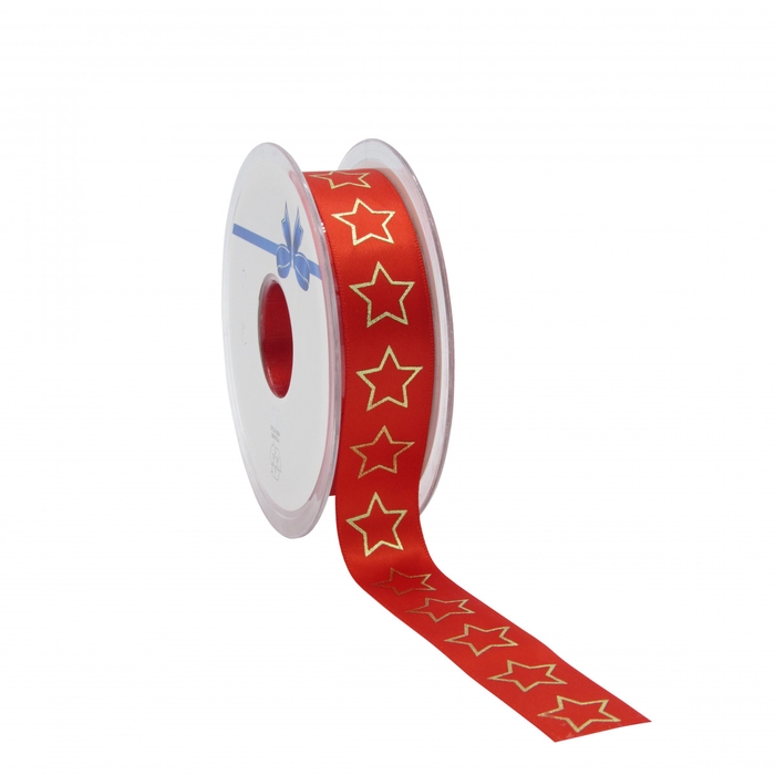 <h4>Christmas Ribbon star 23mm 25m</h4>