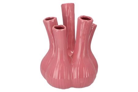 <h4>Aglio Shiny Pink Vase 26x35cm</h4>