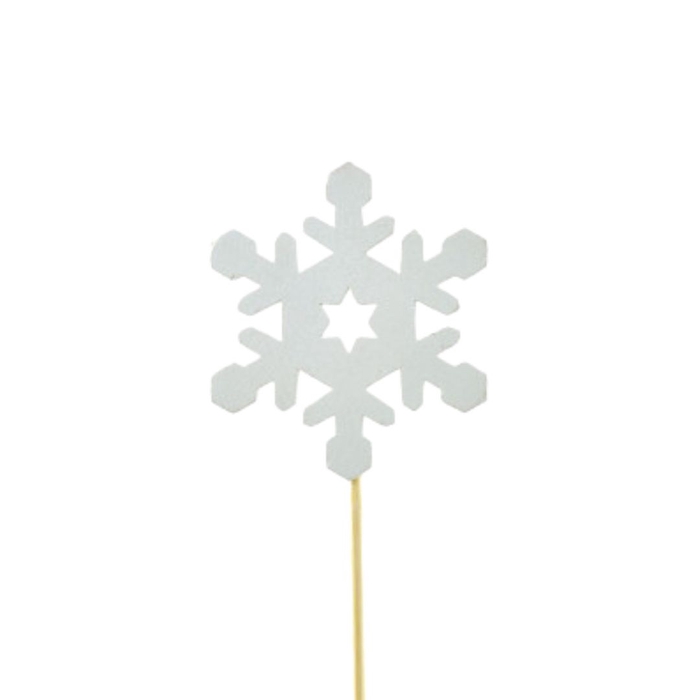 <h4>Christmas sticks 20cm Snowflake 7cm</h4>