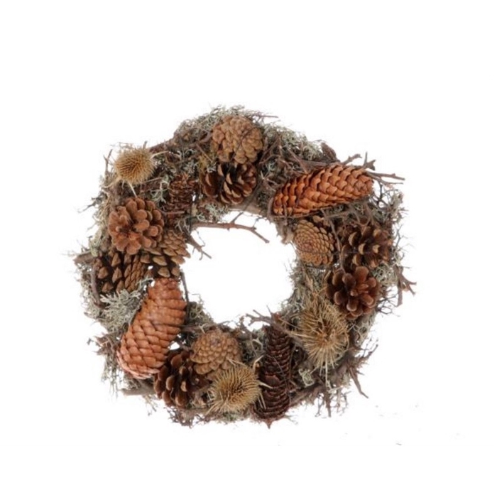 <h4>Krans d25cm Pinecone deco</h4>