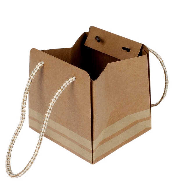 <h4>Bag Sporty carton 12,5x11,5xH12,5cm creme</h4>