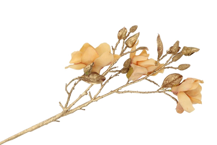 <h4>Silk Magnolia Gold Peach 77cm</h4>