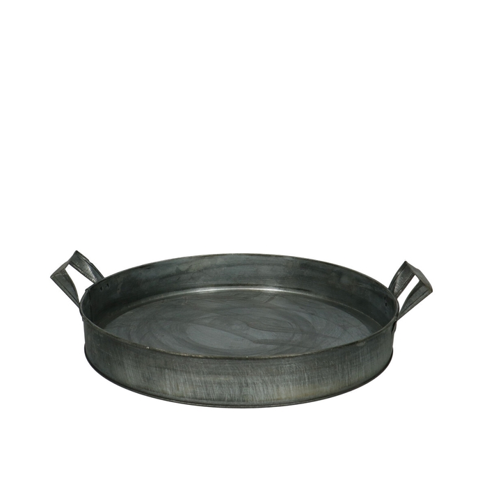 <h4>Zink Dienblad D28*4cm</h4>