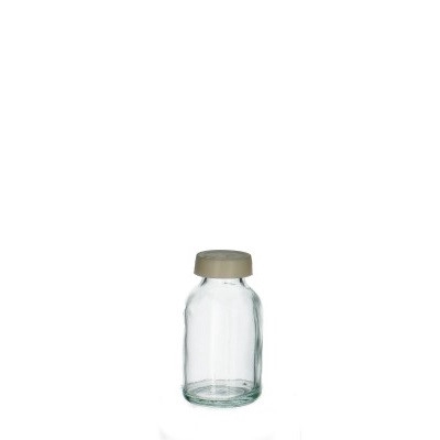 <h4>Glas Medicijnflesje+dop 20ml 3*6cm</h4>