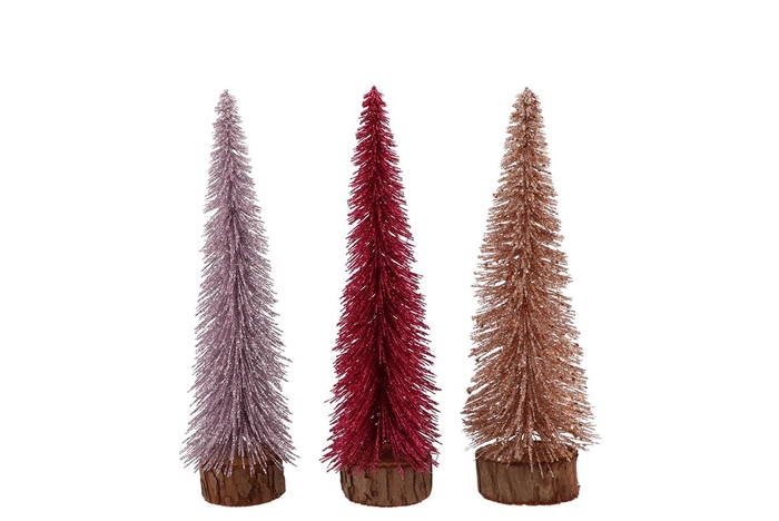 <h4>Sparkle tree pink/fuchsia mix 7x24cm</h4>