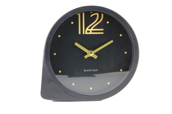 <h4>Clock Table Mtl Ø18cm Black/go</h4>