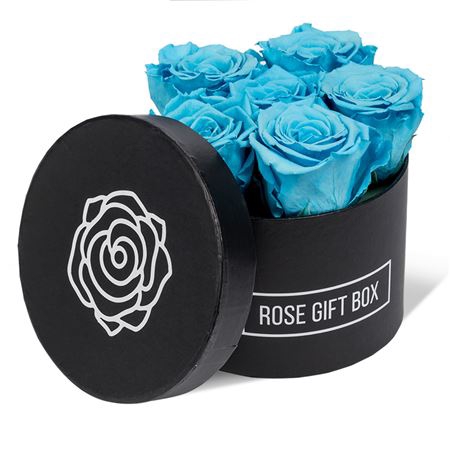 <h4>Premium Rose Gift Box Light Blue</h4>