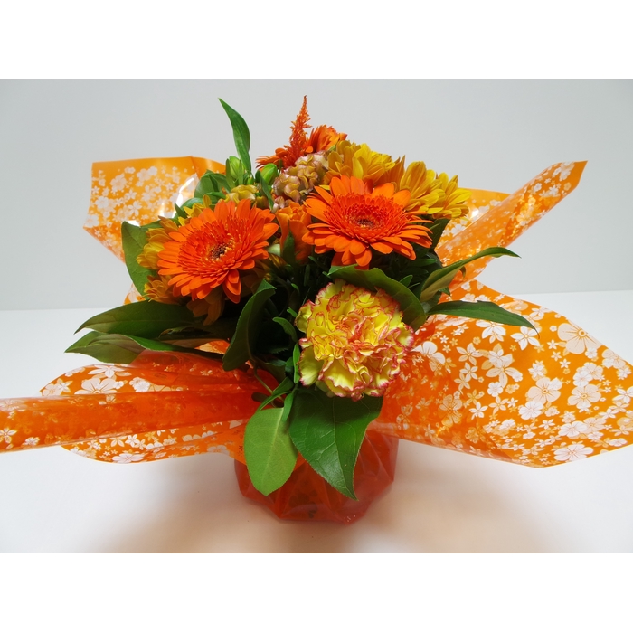 <h4>Bouquet Aqua Medium Orange</h4>