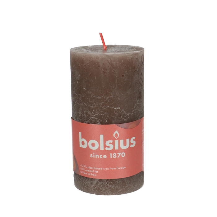 <h4>Candle Cylinder d07*13cm rustic</h4>