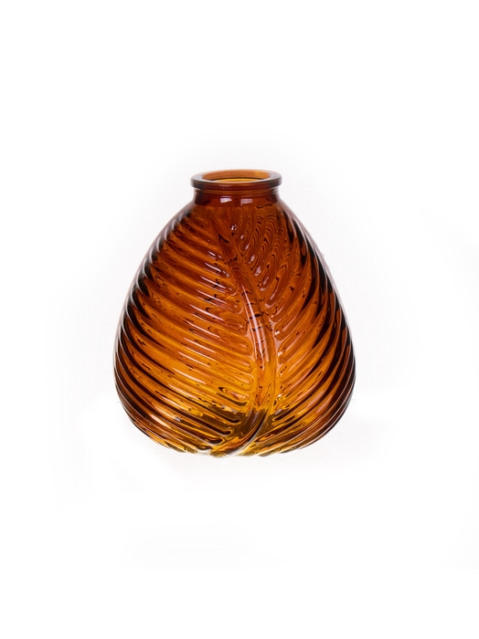 <h4>DF02-590131300 - Vase Flora d4.5/12xh13 amber</h4>