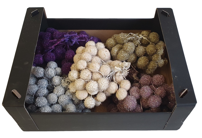 <h4>Small ball per bunch in poly Mixed Colors Christmass 2</h4>